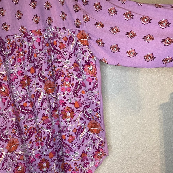 Knox Rose Pink/Lavender Patterned Button Down Shirt Size XXL - Picture 11 of 16